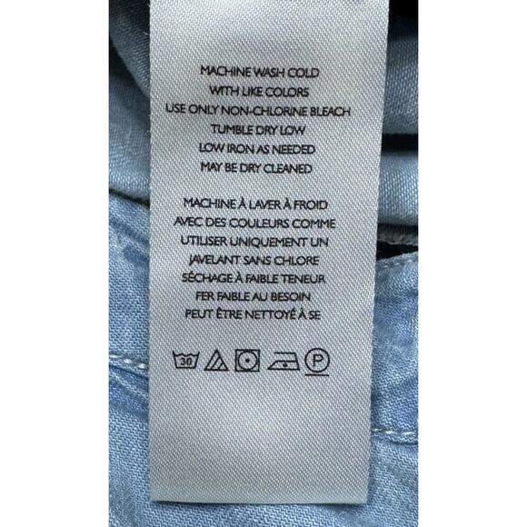 Free People Jeans Women’s Size Large Lily Fields Cinch Wide-Leg Zip Button - Picture 9 of 9